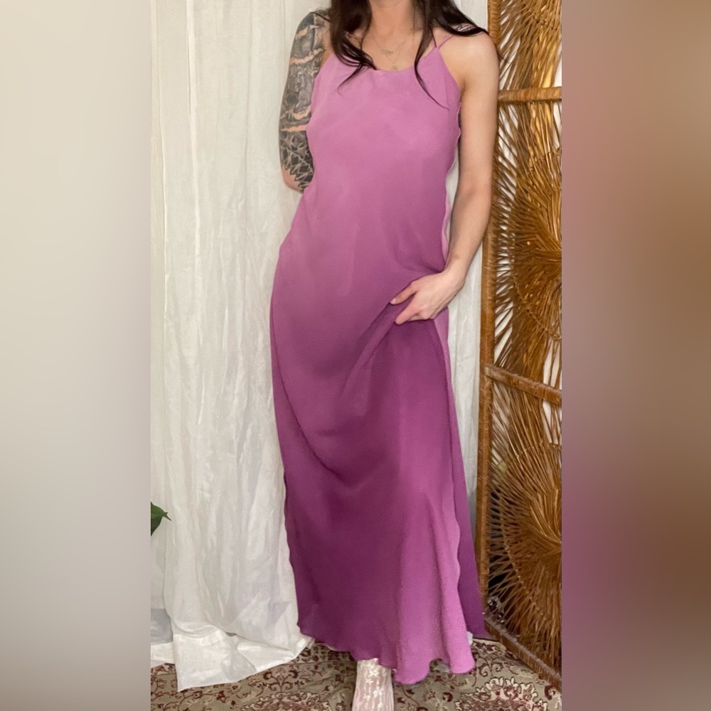 Vintage Ombré Purple Dress